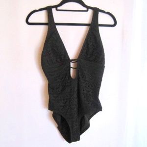 Juicy Couture One Piece Eyelet Bathing Suit